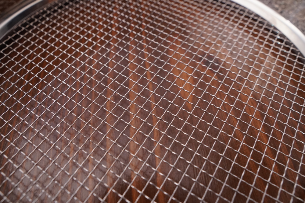 コーヒークーラーの上段のザル